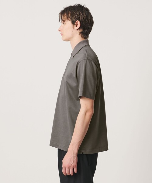 UNITED ARROWS（ユナイテッドアローズ）の「タック ジャージ ポロシャツ（ポロシャツ・メンズ・ダークグレー/コバルトブルー/ブラック・L/M/S/XL）」の12枚目の写真