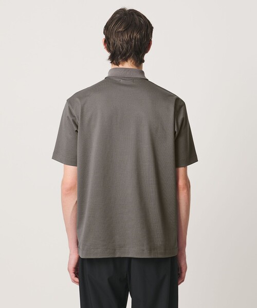 UNITED ARROWS（ユナイテッドアローズ）の「タック ジャージ ポロシャツ（ポロシャツ・メンズ・ダークグレー/コバルトブルー/ブラック・L/M/S/XL）」の13枚目の写真