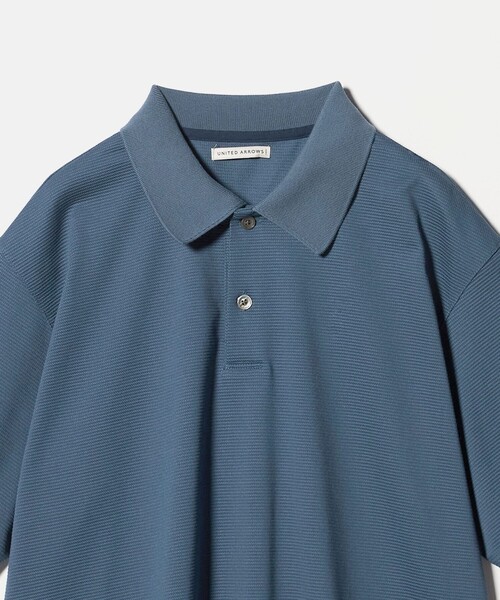 UNITED ARROWS（ユナイテッドアローズ）の「タック ジャージ ポロシャツ（ポロシャツ・メンズ・ダークグレー/コバルトブルー/ブラック・L/M/S/XL）」の16枚目の写真