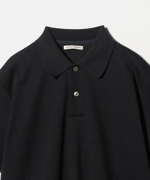 UNITED ARROWS（ユナイテッドアローズ）の「タック ジャージ ポロシャツ（ポロシャツ・メンズ・ダークグレー/コバルトブルー/ブラック・L/M/S/XL）」の22枚目の写真