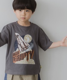 MAKE YOUR DAY（メイクユアデイ）の「ローンチロケット柄半袖Tシャツ（Tシャツ/カットソー）」