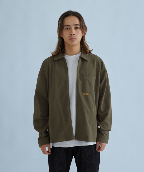 SILAS(サイラス)の「【ARCHIVE】WINTER BLUE SHIRT(スウェット・メンズ・アッシュ/オリーブ/ネイビー・M/L/XL)」の13枚目の写真