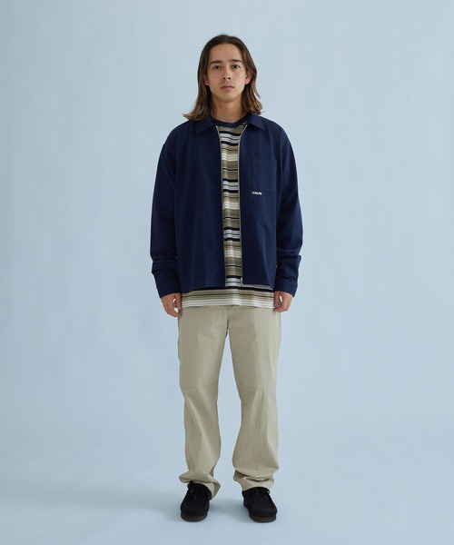 SILAS(サイラス)の「【ARCHIVE】WINTER BLUE SHIRT(スウェット・メンズ・アッシュ/オリーブ/ネイビー・M/L/XL)」の21枚目の写真