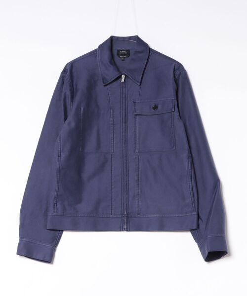 A.P.C.(アーペーセー)の「BLOUSON VICTOR(ブルゾン・メンズ・ネイビー・S/M/L)」の1枚目の写真