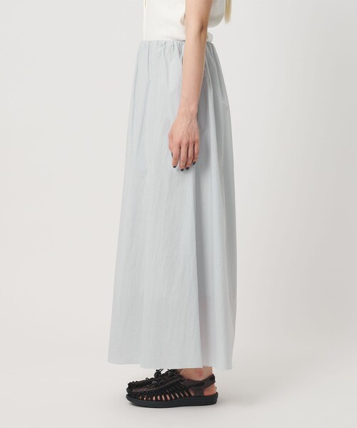 BEAUTY&YOUTH UNITED ARROWS(ビューティーアンドユースユナイテッドアローズ)の「ギャザー ライト スカート ウォッシャブル(スカート・レディース・ホワイト/ライトブルー・M/S)」の9枚目の写真