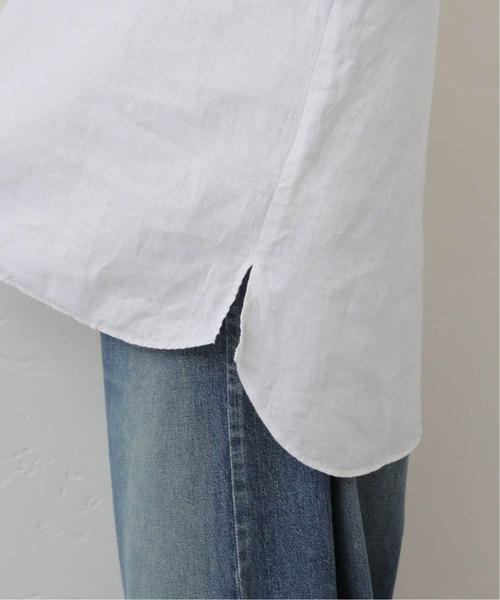 JOURNAL STANDARD LUXE（ジャーナルスタンダード　ラックス）の「ソフトリネン セーラーシャツ（シャツ/ブラウス・レディース・ネイビー/ホワイト/ブラック・FREE）」の15枚目の写真