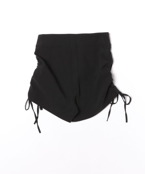 SPINNS（スピンズ）の「サイドシャーリングショートパンツ（その他パンツ・レディース・ブラック・ONESIZE）」の2枚目の写真