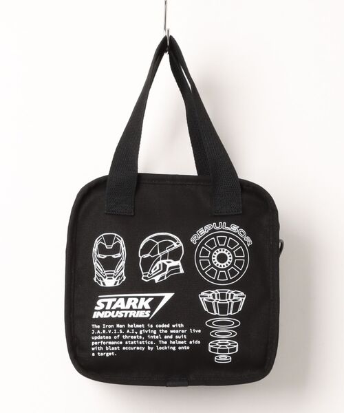 MARVEL(マーベル)の「【 MARVEL 】 ボックス型 保温保冷バッグ 26S5(エコバッグ/サブバッグ・レディース・ブラック/ネイビー/ピンク/グリーン・FREE)」の1枚目の写真