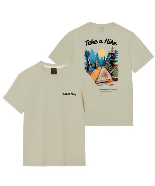 OKSTAR(オクスター)の「ムーンライトハイキング半袖(Tシャツ/カットソー・レディース・ネイビー/ダークグリーン/グレー/カーキ/ブラック/ダークグレー/ライトベージュ/ライトグレー/ダークブルー/ホワイト/クリーム・SMALL/MEDIUM/LARGE/X-LARGE/2XL/3XL/4XL)」の14枚目の写真