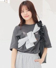 【UVカット】ロゴプリントゆるTシャツ