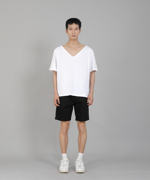 SAINTCREW(セントクルー)の「無地BIG Vネック半袖TシャツBIGV-883ホワイト(Tシャツ/カットソー・メンズ・その他・LARGE/MEDIUM/X-LARGE/XX-LARGE/XXX-LARGE/XXXX-LARGE)」の13枚目の写真