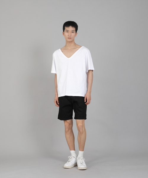 SAINTCREW(セントクルー)の「無地BIG Vネック半袖TシャツBIGV-883ホワイト(Tシャツ/カットソー・メンズ・その他・LARGE/MEDIUM/X-LARGE/XX-LARGE/XXX-LARGE/XXXX-LARGE)」の12枚目の写真