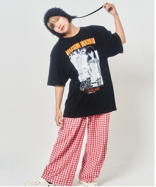ハードコアチョコレート(ハードコアチョコレート)の「『めぞん一刻』一刻館(時計坂ブラック)(Tシャツ/カットソー・メンズ・ブラック・LARGE/X-LARGE/XX-LARGE)」の3枚目の写真