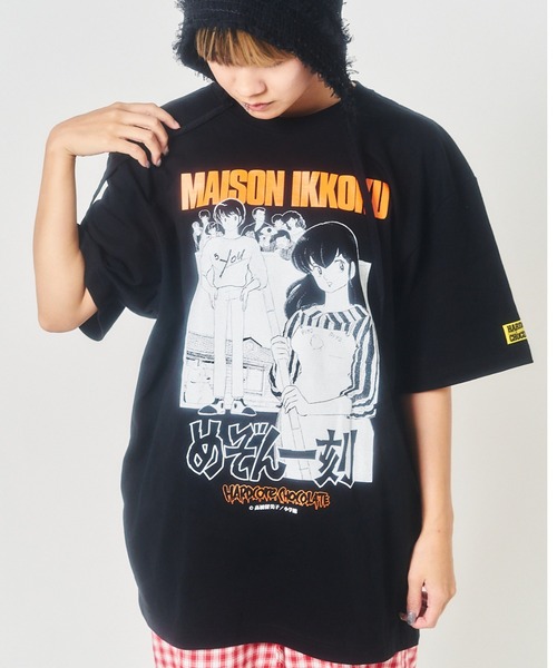 ハードコアチョコレート(ハードコアチョコレート)の「『めぞん一刻』一刻館(時計坂ブラック)(Tシャツ/カットソー・メンズ・ブラック・LARGE/X-LARGE/XX-LARGE)」の5枚目の写真
