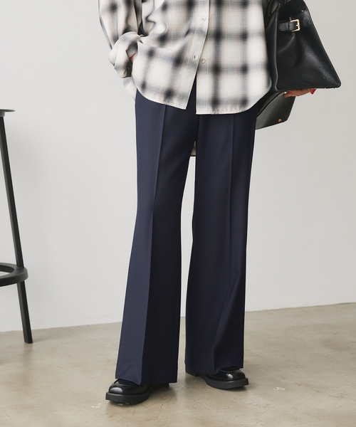 Spick & Span(スピックアンドスパン)の「《セットアップ可 / 追加》ウールブレンドパンツ(スラックス・レディース・ブラウン/ネイビー・34/36/38)」の17枚目の写真