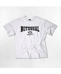 シンプルスクールフォントオーバーサイズ半袖Tシャツ4色
