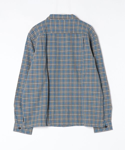 RRL(ダブル アール エル)の「チェック ツイル キャンプ シャツ(シャツ/ブラウス・メンズ・ブルー・S/M/L/XL/XS/XXL)」の3枚目の写真