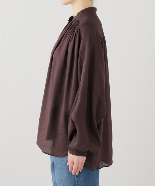 plage(プラージュ)の「Sheer Poncho シャツ(シャツ/ブラウス・レディース・ホワイト/パープル/ブラウン・FREE)」の17枚目の写真