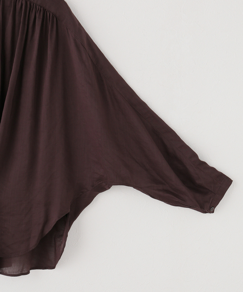plage(プラージュ)の「Sheer Poncho シャツ(シャツ/ブラウス・レディース・ホワイト/パープル/ブラウン・FREE)」の21枚目の写真