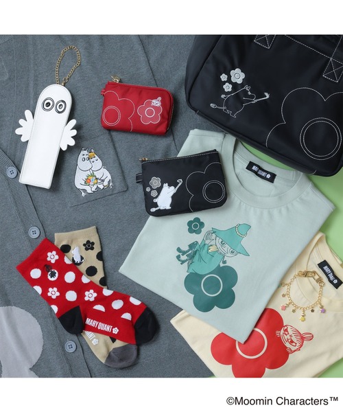 MARY QUANT(マリークワント)の「MOOMIN×MQ ソックス(ソックス/靴下・レディース・ベージュ/レッド・FREE)」の7枚目の写真
