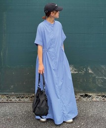 【CORNERS by KR】ドローストリングシャツワンピース