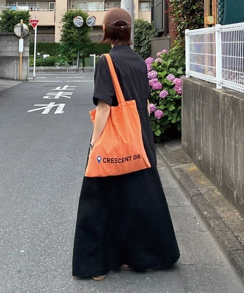 CORNERS(コーナーズ)の「【CORNERS by KR】ドローストリングシャツワンピース(シャツワンピース・レディース・ネイビー/ブラック×ホワイト/ブラック/サックスブルー・M/L)」の6枚目の写真