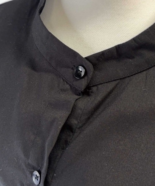CORNERS(コーナーズ)の「【CORNERS by KR】ドローストリングシャツワンピース(シャツワンピース・レディース・ネイビー/ブラック×ホワイト/ブラック/サックスブルー・M/L)」の16枚目の写真