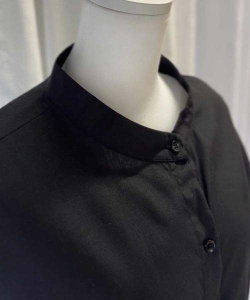 CORNERS(コーナーズ)の「【CORNERS by KR】ドローストリングシャツワンピース(シャツワンピース・レディース・ネイビー/ブラック×ホワイト/ブラック/サックスブルー・M/L)」の17枚目の写真
