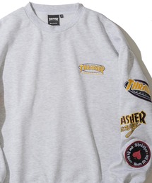 【THRASHER / スラッシャー】裏起毛 ロゴ刺繍 スウェットプルオーバー