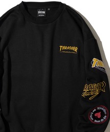 【THRASHER / スラッシャー】裏起毛 ロゴ刺繍 スウェットプルオーバー
