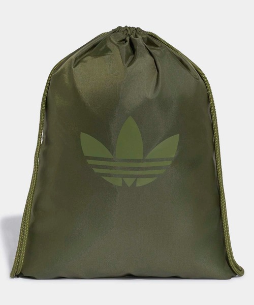 adidas(アディダス)の「アディカラー ジムサック ADICOLOR GYMSACK / アディダスオリジナルス adidas Originals(エコバッグ/サブバッグ・メンズ・カーキ・FREE)」の1枚目の写真