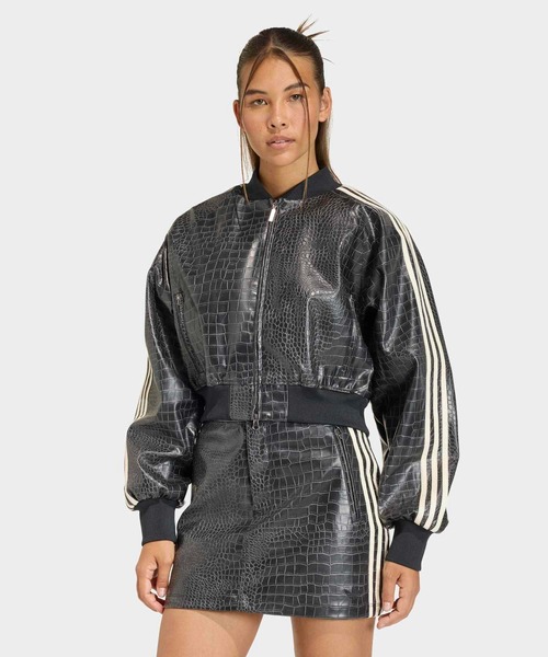 adidas（アディダス）の「プレザー ジャケット / アディダスオリジナルス adidas Originals（ブルゾン・レディース・ブラック・XX-LARGE/MEDIUM/LARGE/SMALL/X-SMALL/X-LARGE）」の8枚目の写真