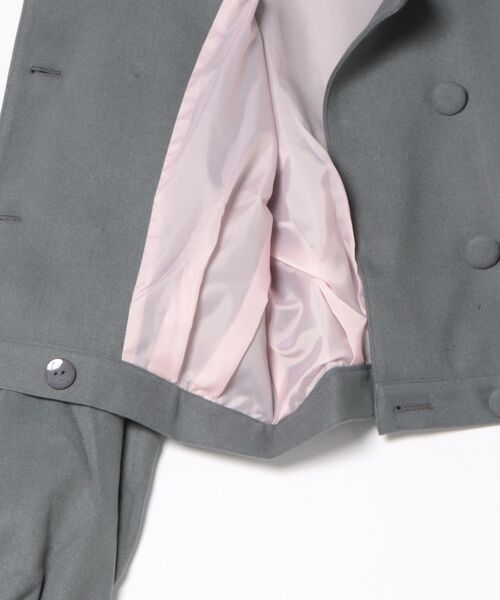 twins(nemne store)(ツインズ)の「twins Uniform Jacket(ブルゾン・レディース・グレー・フリー)」の22枚目の写真