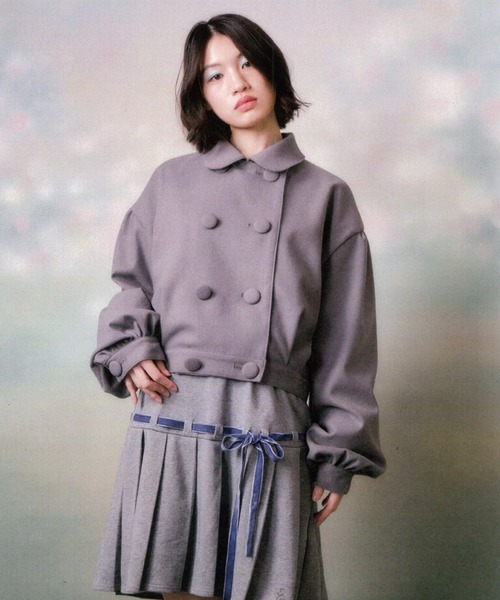 twins(nemne store)(ツインズ)の「twins Uniform Jacket(ブルゾン・レディース・グレー・フリー)」の11枚目の写真