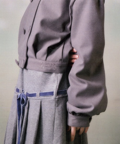 twins(nemne store)(ツインズ)の「twins Uniform Jacket(ブルゾン・レディース・グレー・フリー)」の18枚目の写真