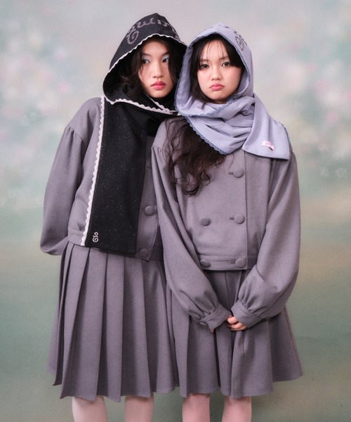 twins(nemne store)(ツインズ)の「twins Uniform Jacket(ブルゾン・レディース・グレー・フリー)」の20枚目の写真