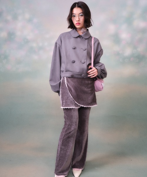twins(nemne store)(ツインズ)の「twins Uniform Jacket(ブルゾン・レディース・グレー・フリー)」の16枚目の写真