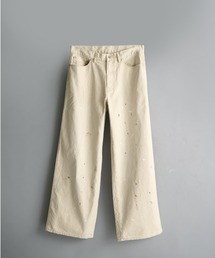 NVRFRGT｜ネヴァーフォーゲット（メンズ）のデニムパンツ（ベージュ系