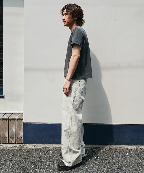 loose fit duck pants 3color paint（デニムパンツ）｜CONZ（コンズ