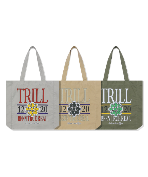 BEENTRILL(ビントリル)の「GRAPHICBYAJO BAG(ライトカーキ)(エコバッグ/サブバッグ・レディース・その他・F)」の4枚目の写真
