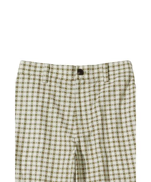 DEINET(ダイニット)の「DEINET CHECK CARGO STRING PANTS IN BEIGE(その他パンツ・レディース・その他・FREE)」の4枚目の写真