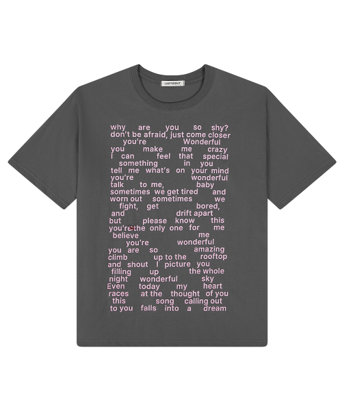 LARTIGENT(ラーティゼン)の「L26 WONDERFUL T-SHIRT(CHARCOAL)(Tシャツ/カットソー・レディース・その他・FREE)」の2枚目の写真