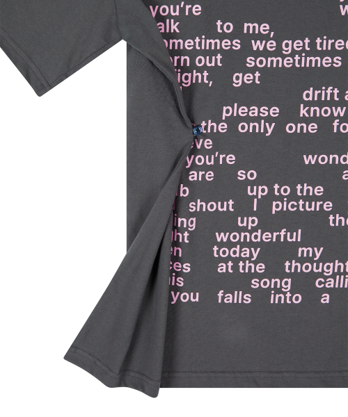 LARTIGENT(ラーティゼン)の「L26 WONDERFUL T-SHIRT(CHARCOAL)(Tシャツ/カットソー・レディース・その他・FREE)」の3枚目の写真