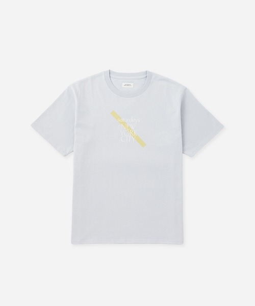 Saturdays NYC(サタデーズ ニューヨークシティ )の「SLASH SNYC SS Tee(Tシャツ/カットソー・メンズ・ブルー/ホワイト/ブラック系その他・S/M/L)」の3枚目の写真