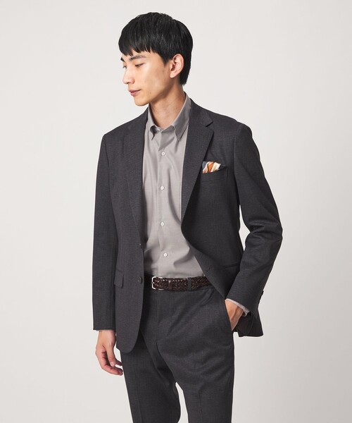 green label relaxing(グリーンレーベルリラクシング)の「エブリット コットンオックス ソリッド スナップ ボタンダウン シャツ -イージーアイロン-(ビジネスシャツ・メンズ・ホワイト/ベージュ/コバルトブルー・M/L/S/XL)」の4枚目の写真