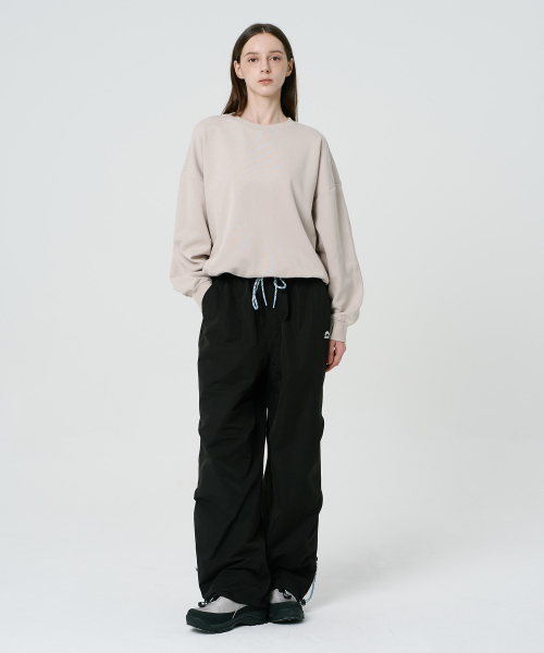 SANRO（サンロ）の「[UNISEX] サイドストリングパンツ - ブラック（スウェットパンツ・レディース・その他・MEDIUM/LARGE/X-LARGE）」の6枚目の写真