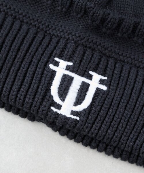 CIAOPANIC TYPY（チャオパニックティピー）の「UNITITLESロゴニットビーニー（ニットキャップ/ビーニー・メンズ・ブラック/ネイビー・ONE SIZE）」の9枚目の写真