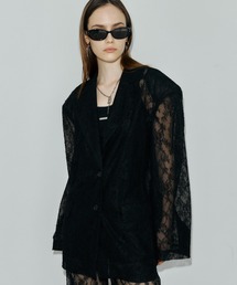 LACE SINGLE JACKET/レースシングルジャケット