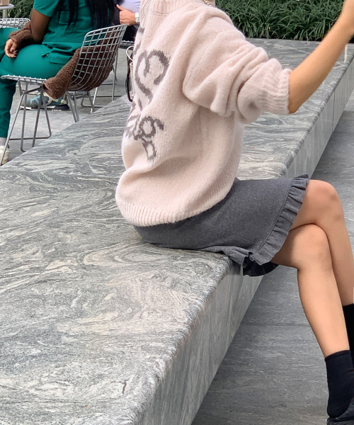 haag(ヘイグ)の「a ruffle skirt (grey)(スカート・レディース・その他・MEDIUM/SMALL)」の5枚目の写真