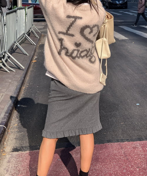 haag(ヘイグ)の「a ruffle skirt (grey)(スカート・レディース・その他・MEDIUM/SMALL)」の17枚目の写真